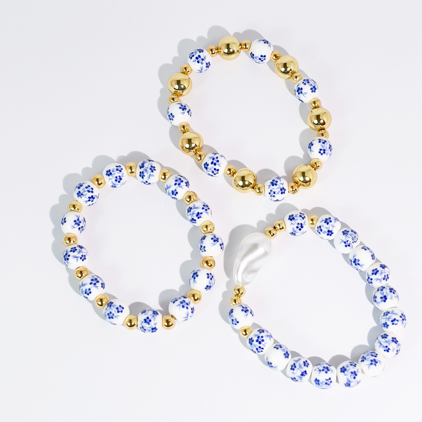 Old Fashioned Beaded Bracelet Set