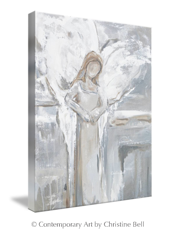"Protected in My Love" GICLEE PRINT ANGEL PAINTING