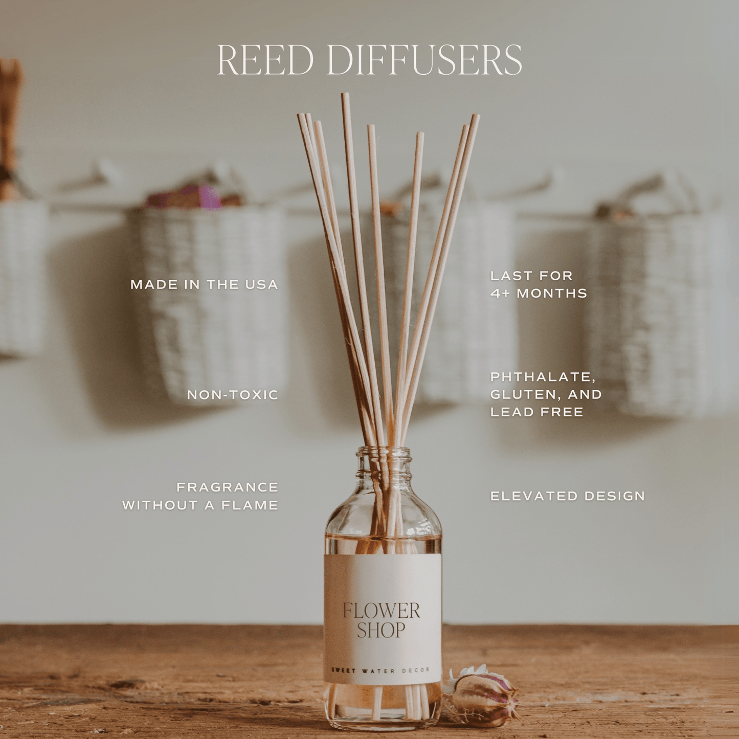 Pink Grapefruit Clear Reed Diffuser