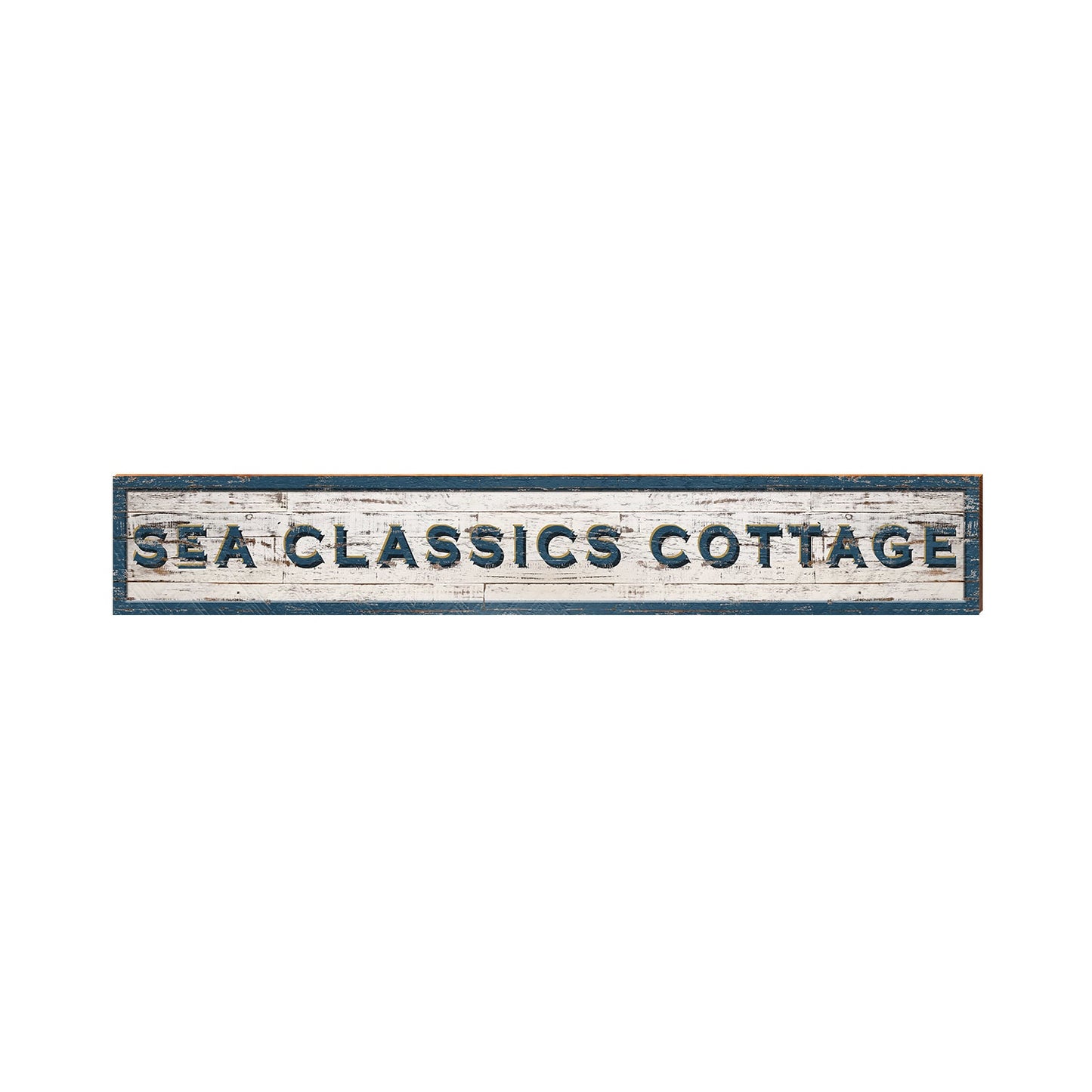 Ocean Ridge Shabby Sign | Real Wood Art Print