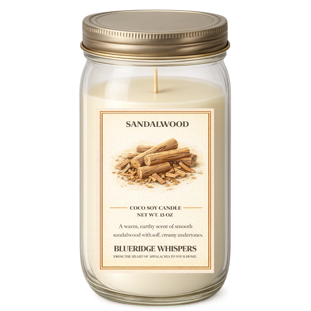 Sandalwood | Hand-Poured Warm Woods Candle