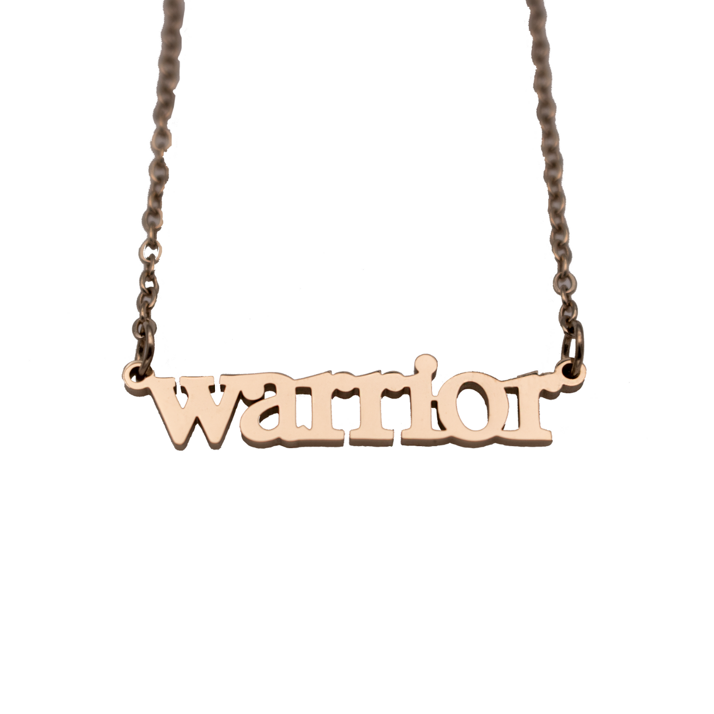 Warrior Cutout Necklace