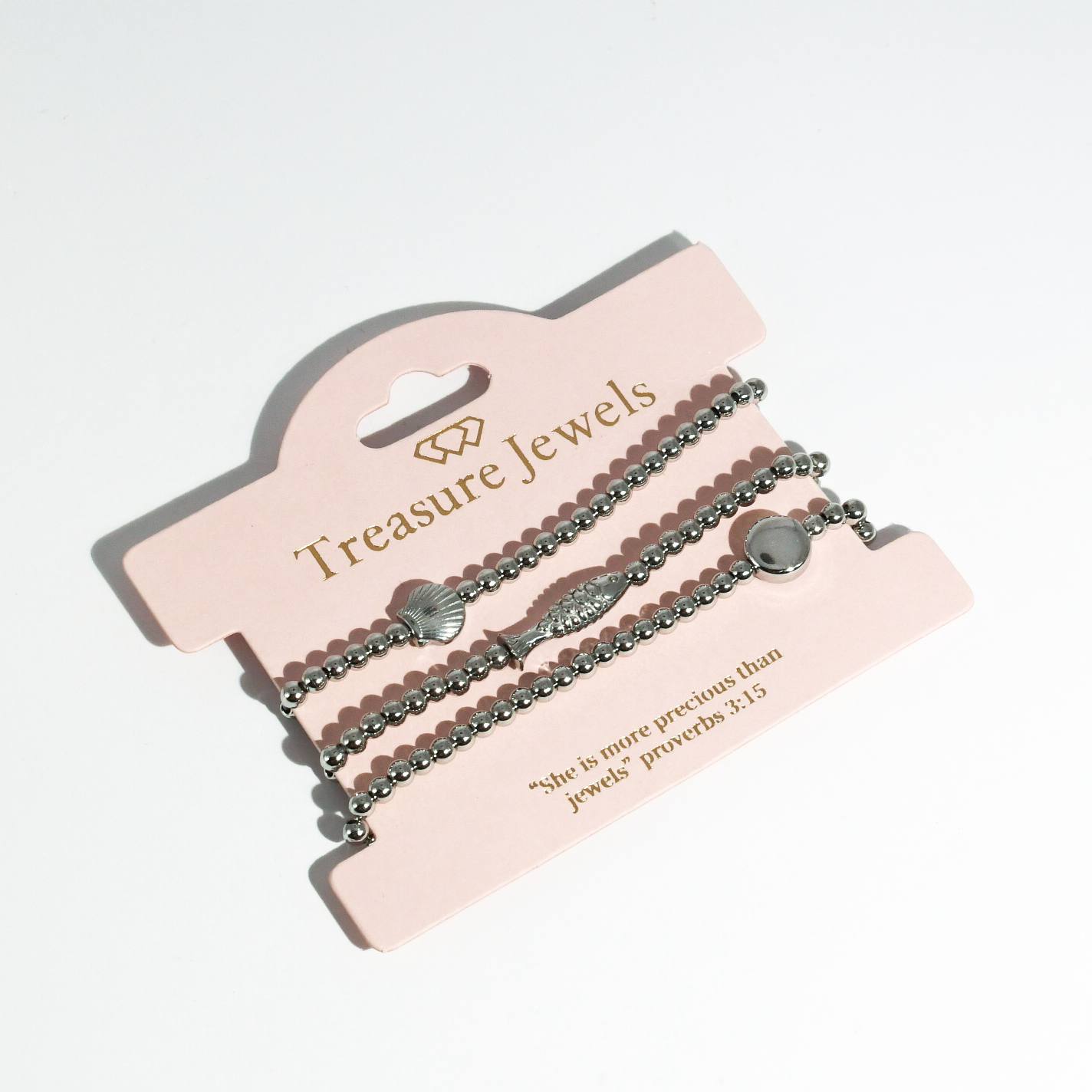 Seaside Treasures Silver Bracelet Set