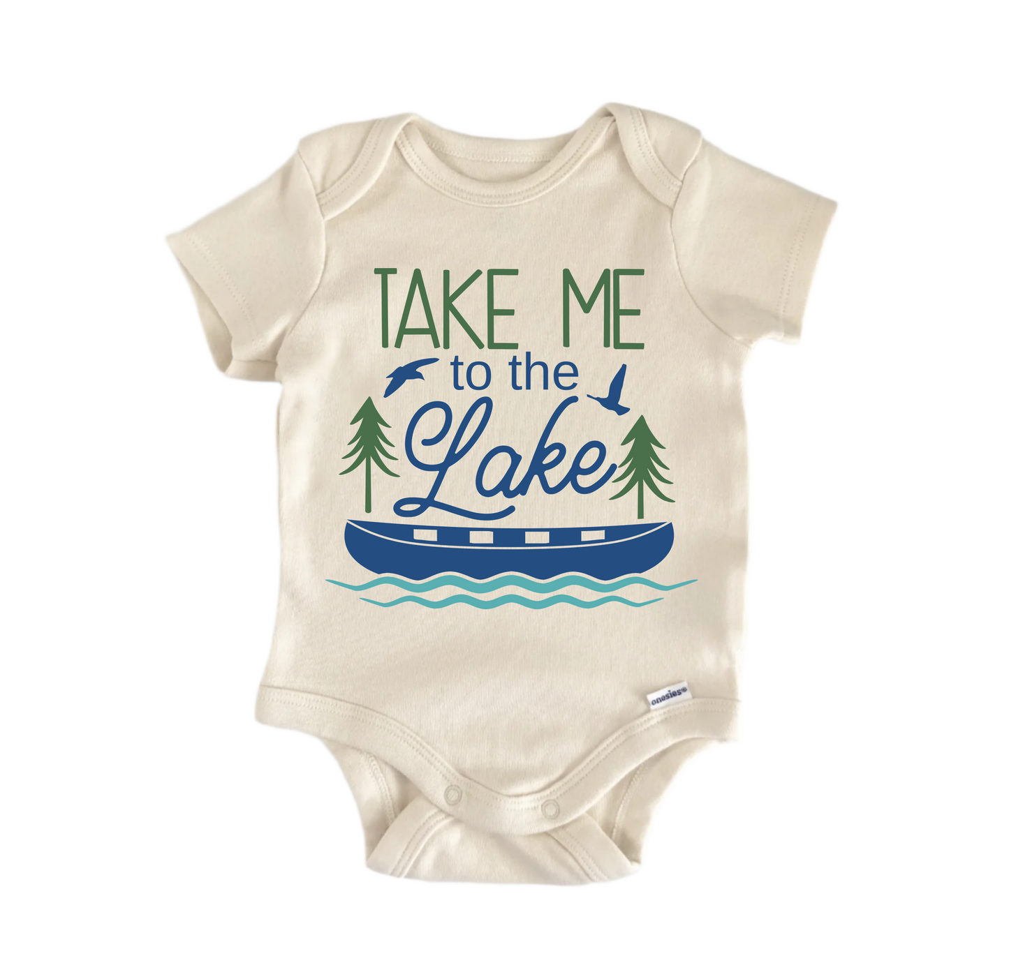 Take Me Lake Lakehouse Newborn Baby Onesie® Bodysuit