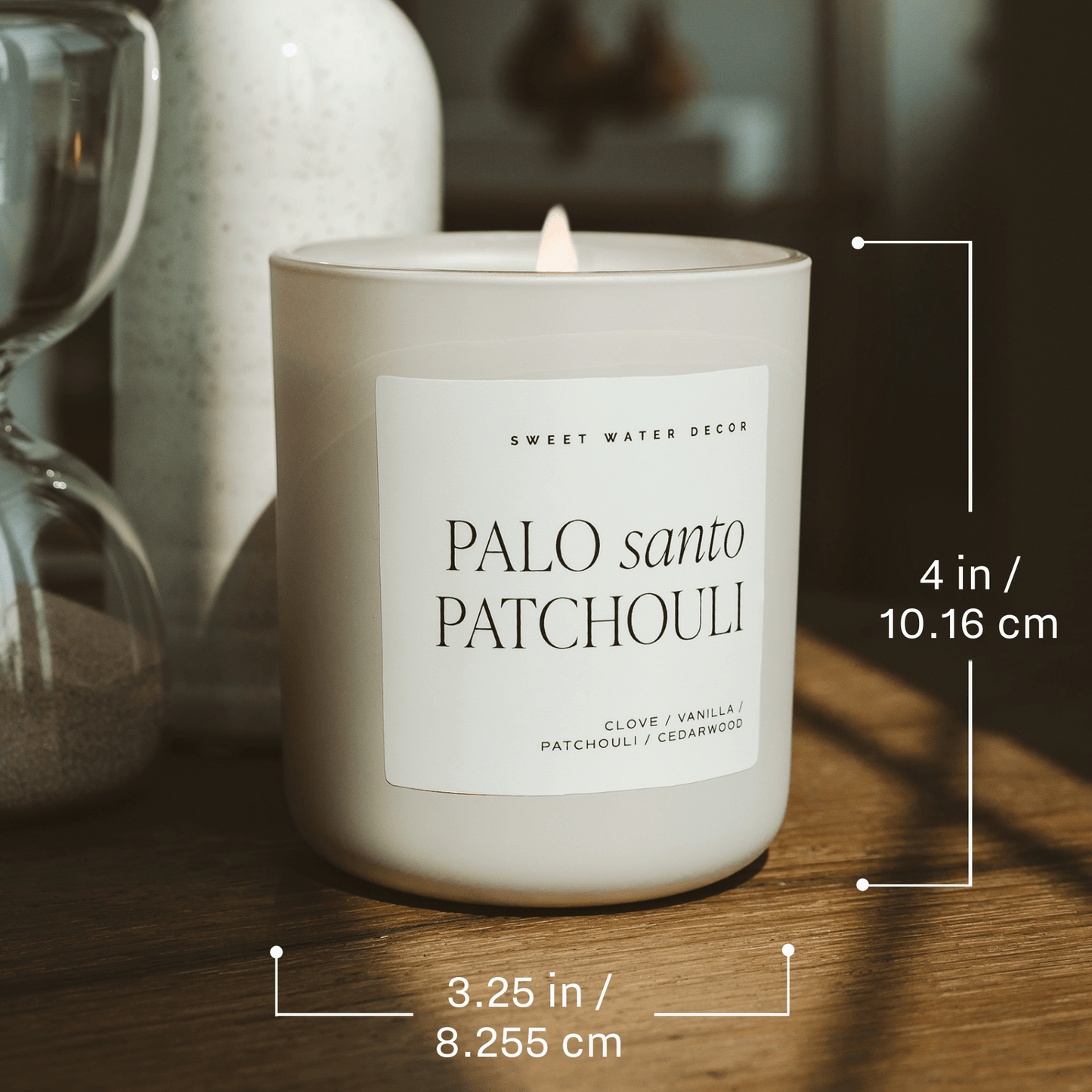 Fall Leaves Soy Candle - Tan Matte Jar - 15 oz