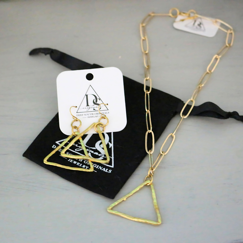 Delta Earrings ~ Deep South Originals