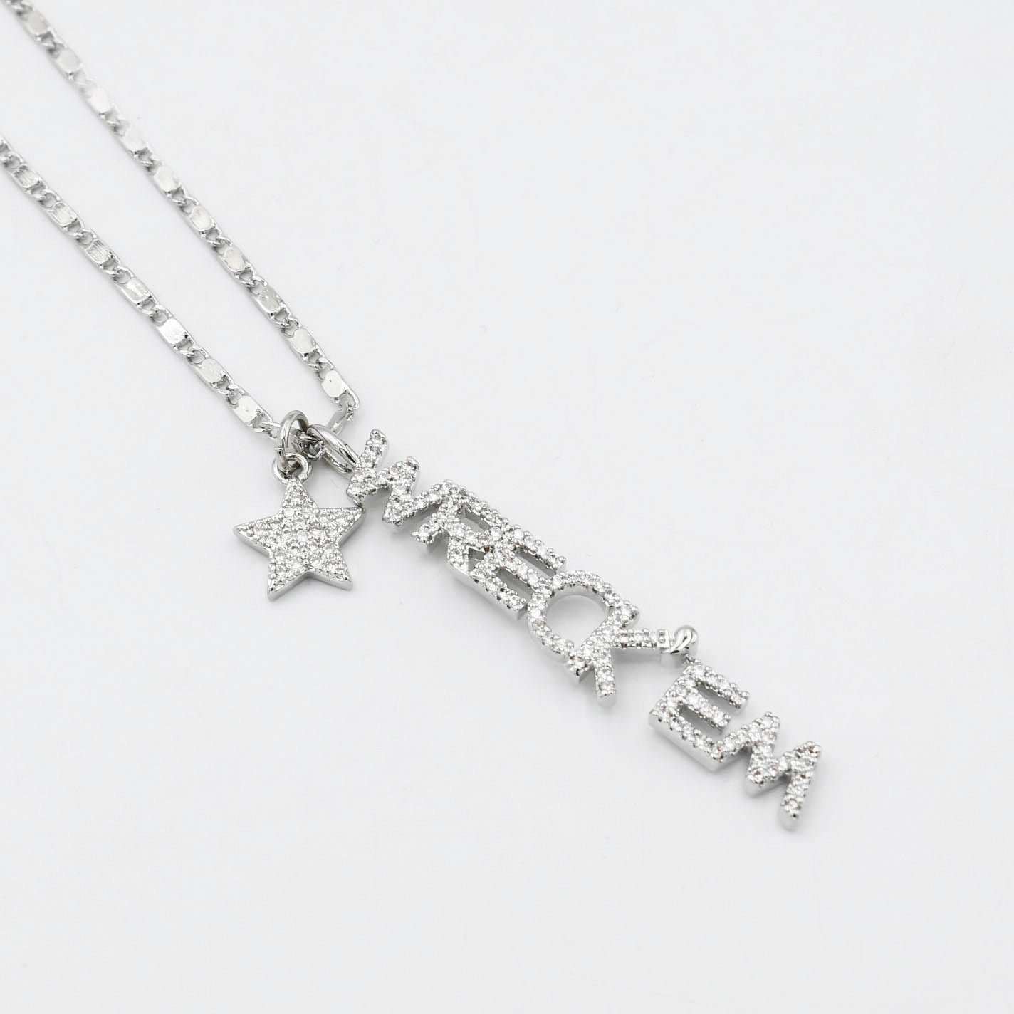 WRECK’EM Silver Necklace T48