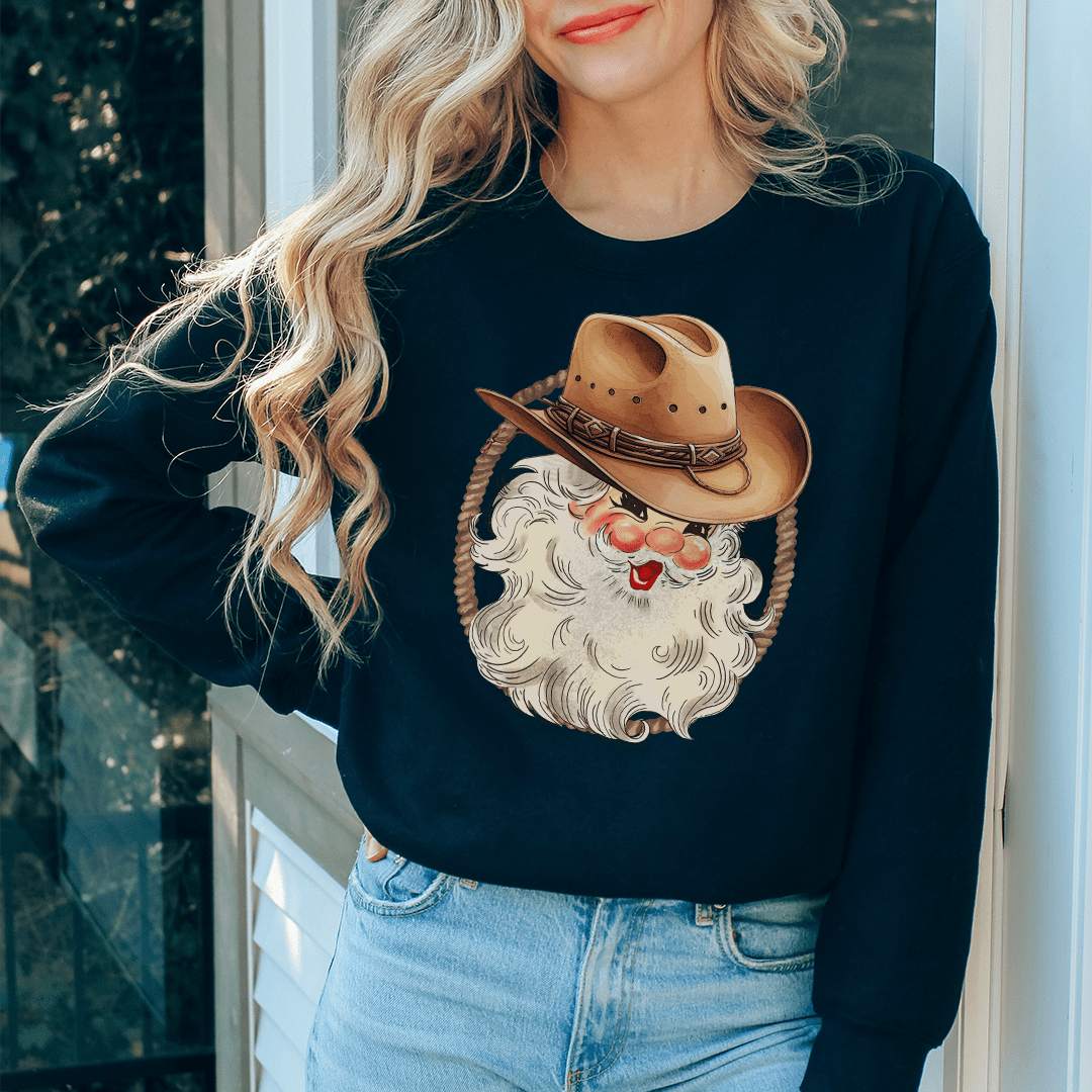 Cowboy Santa Sweatshirt