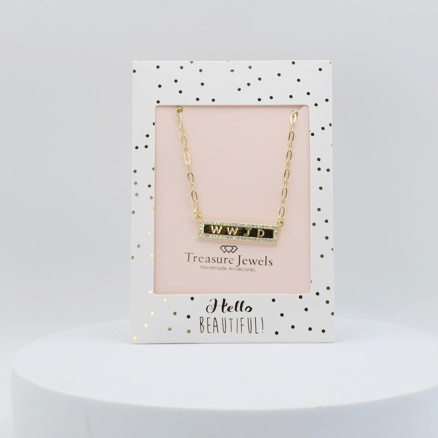 WWJD Gold Necklace I-51