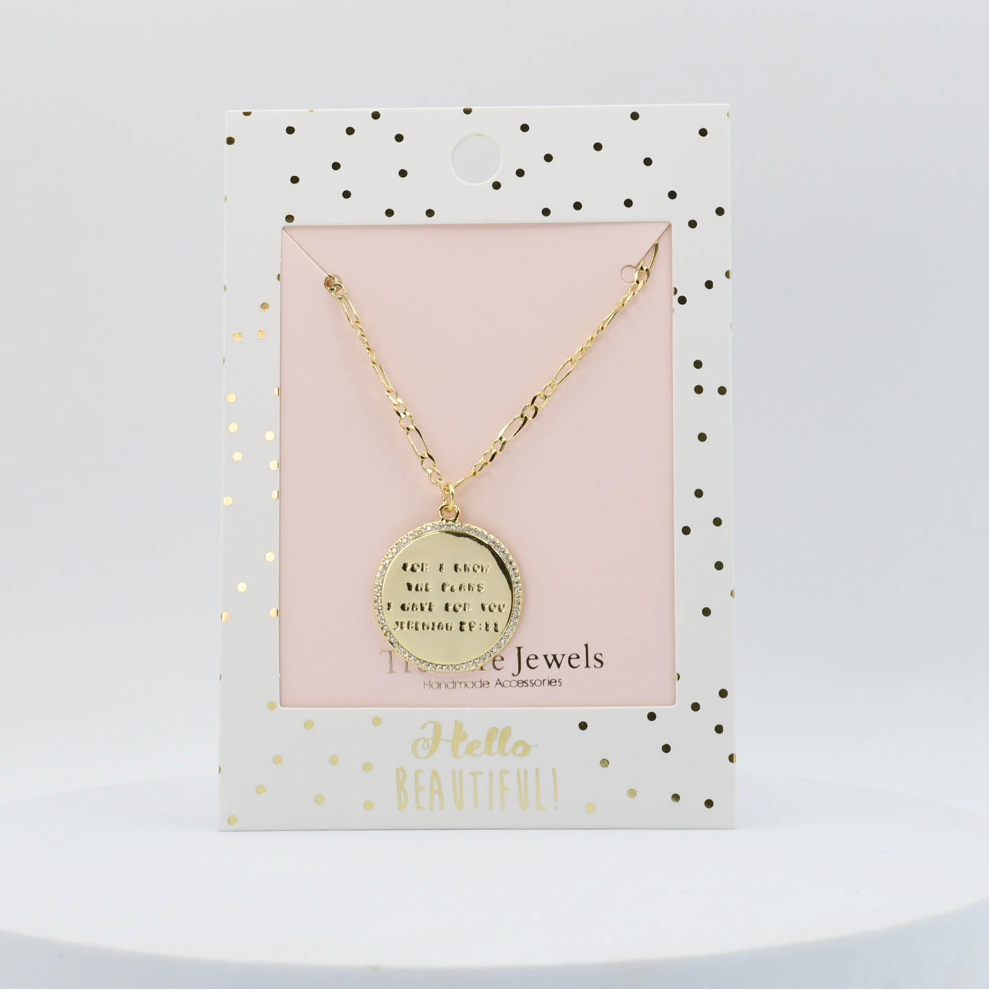 Jeremiah 29:11 Gold Necklace