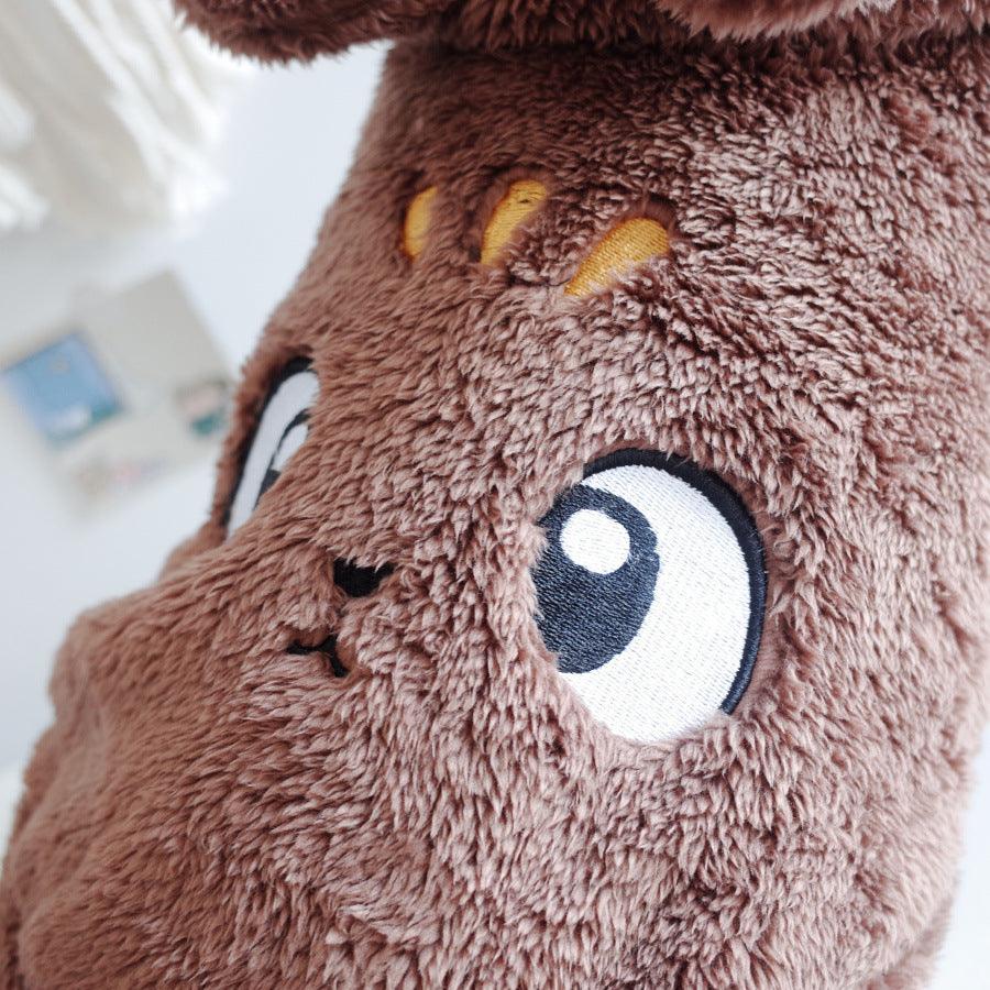 Embroidery Cartoon Hooded Pet Vest