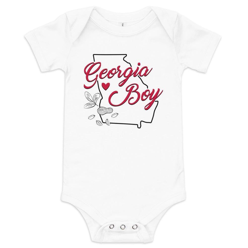 Georgia Boy Baby Onesie Newborn Coming Home Essential