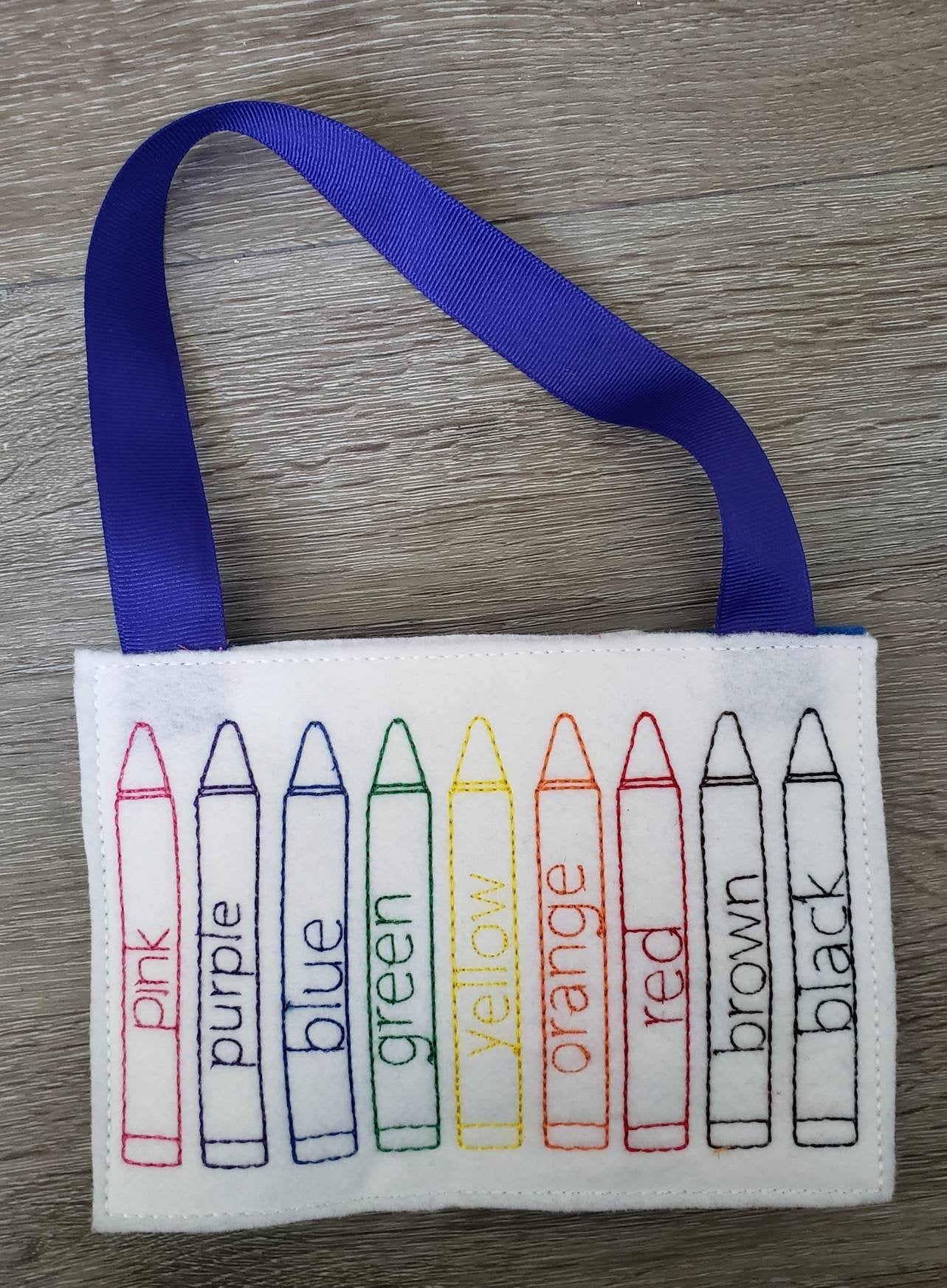 Color Match game - Activity Bag - color match - learning toy - busy bag - activity bag - quiet toy - educational game - School - classroom