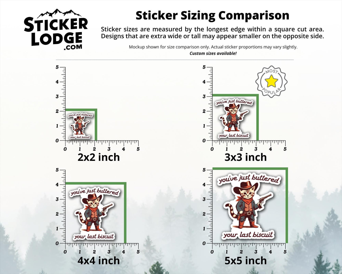 You've Just Buttered Your Last Biscuit Vinyl Sticker