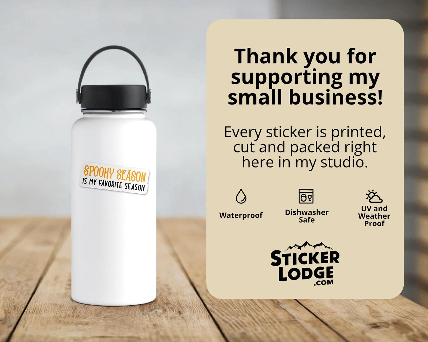 Spooky Season is my Favorite Season Vinyl Sticker