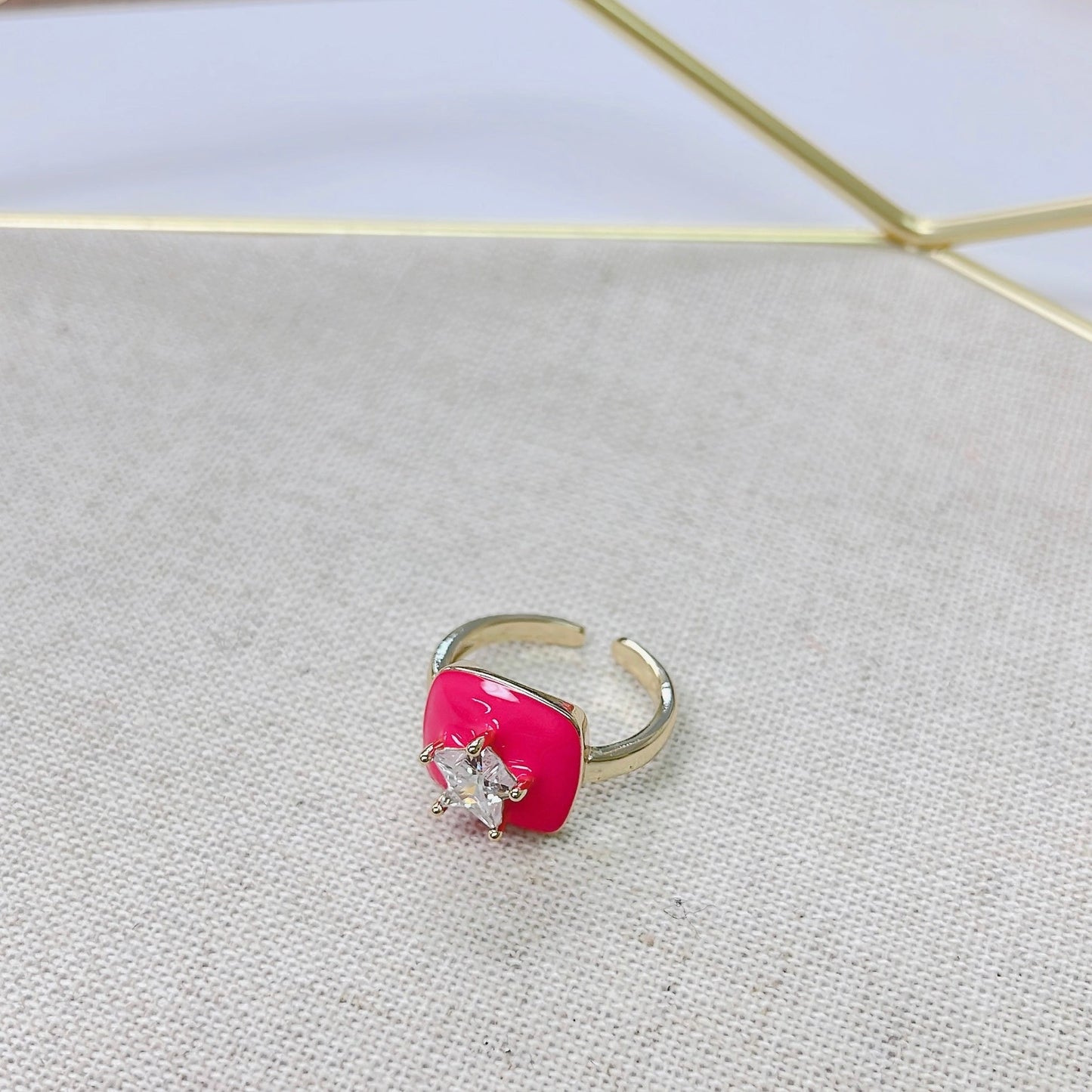 Star Hot Pink Ring P3