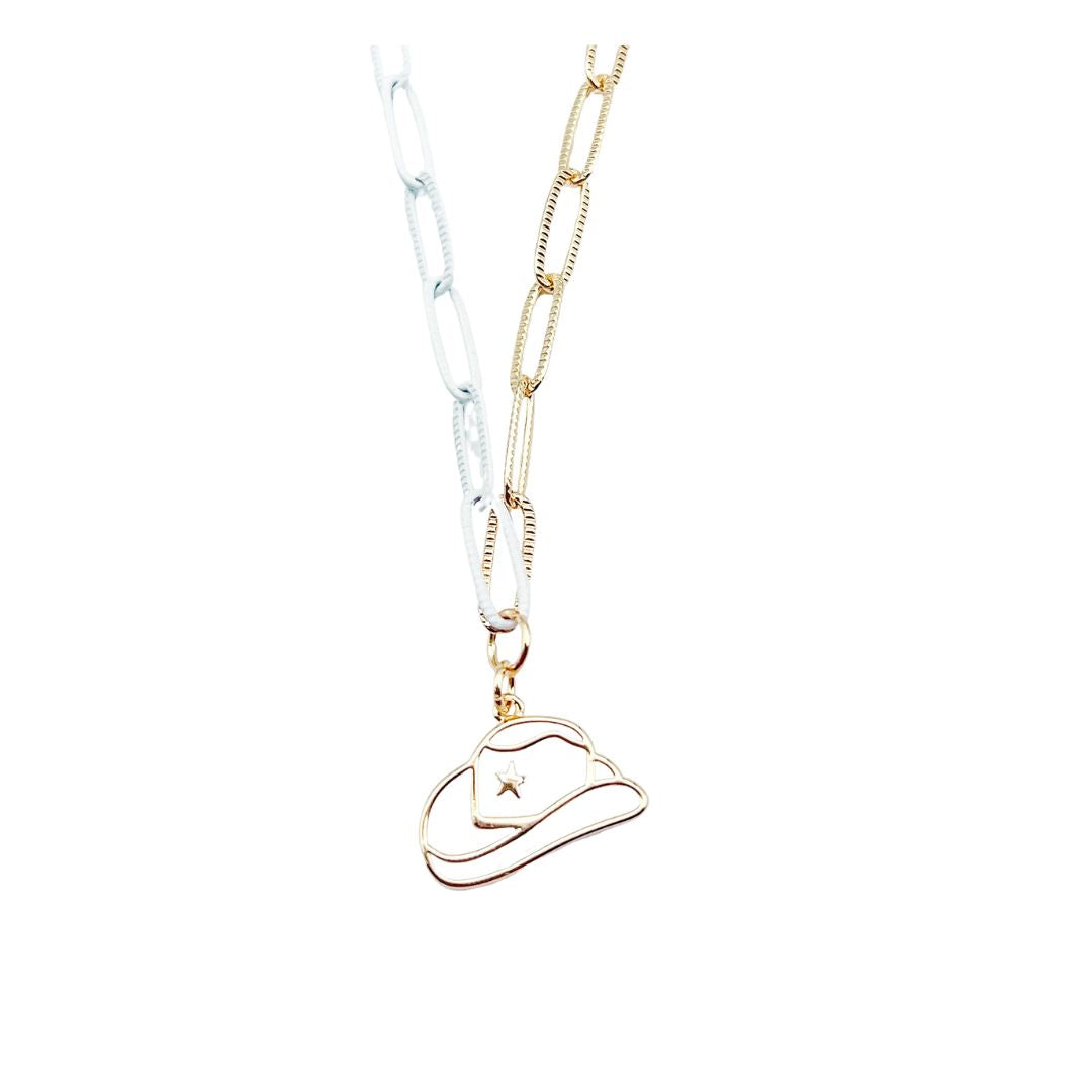 White Rodeo Necklace
