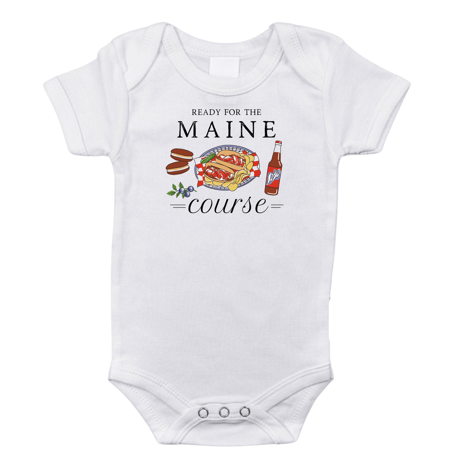 Maine Course Baby Onesie Newborn Coming Home Essential