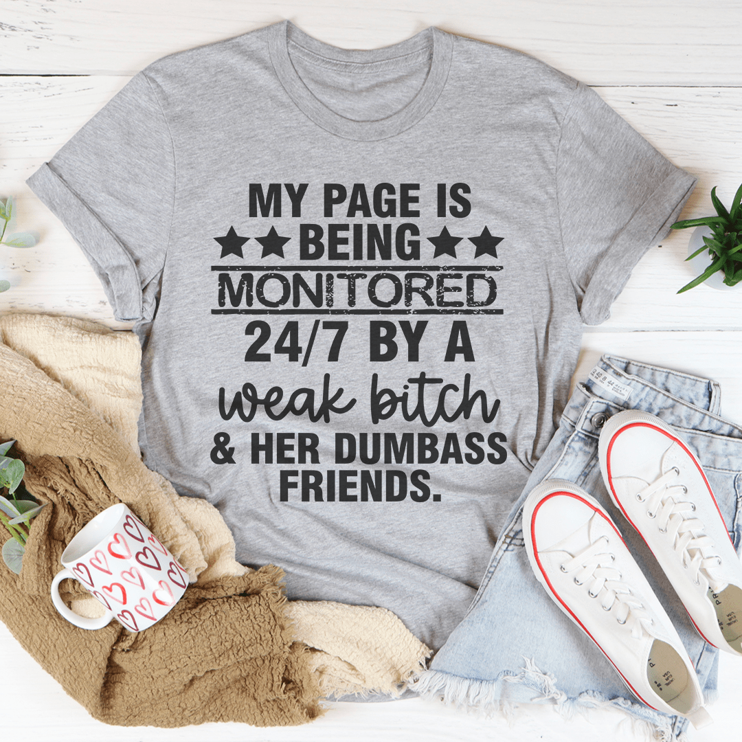 Monitored 24/7 Tee