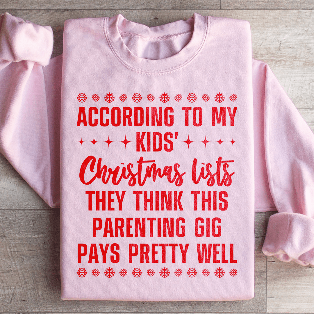 My Kids' Christmas Lists Sweatshirt
