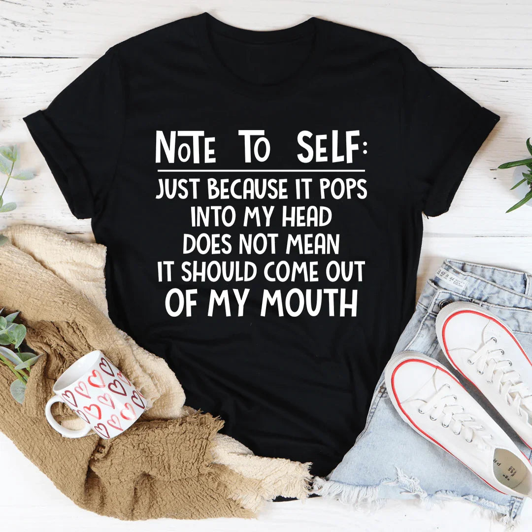 Note To Self Tee