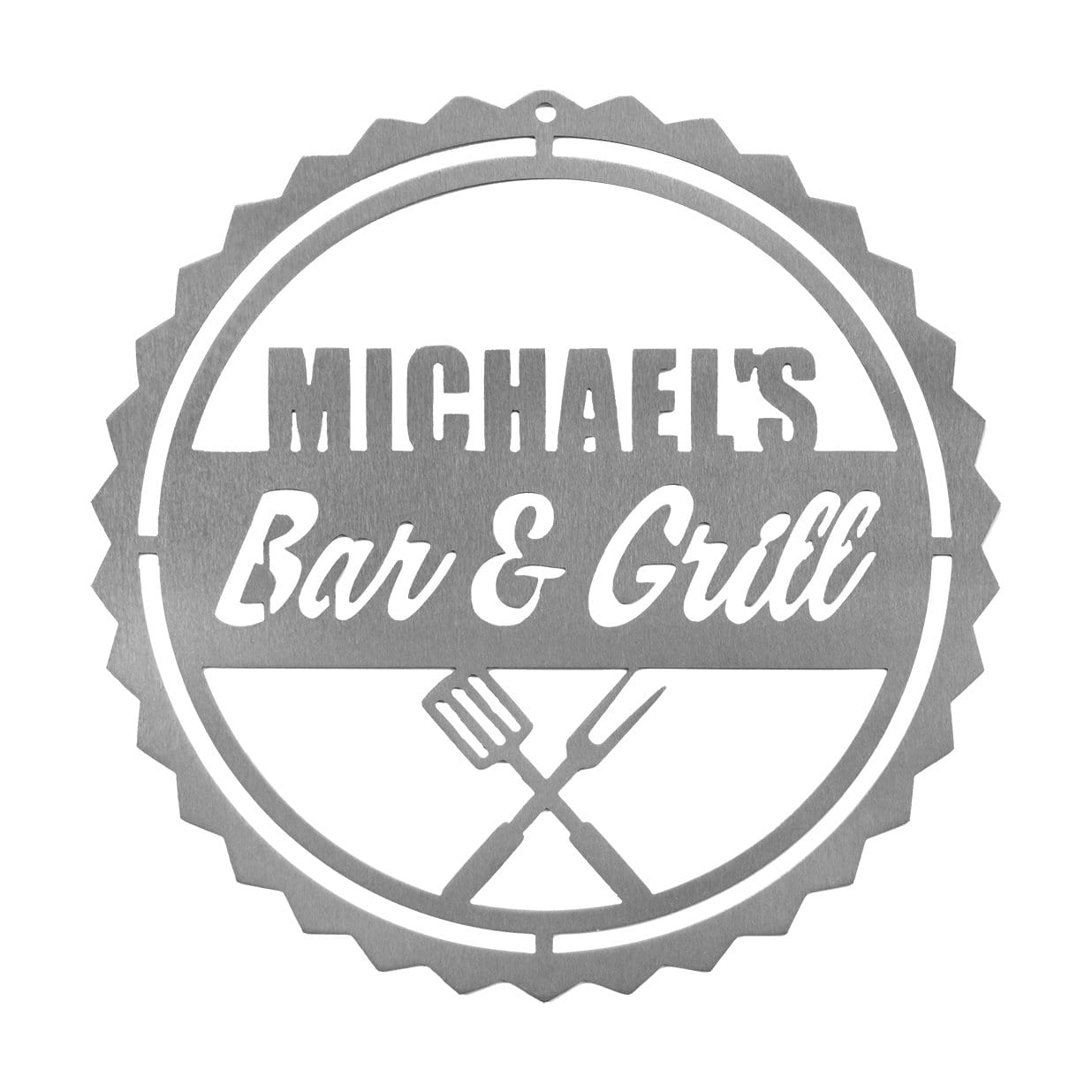 Just For Him Personalized Signs - BBQ, Garage, and Workshop Metal Wall Art