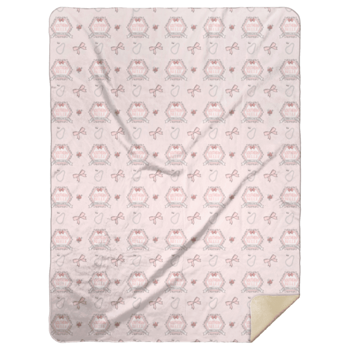 Southern Belle Plush Throw Blanket 60x80