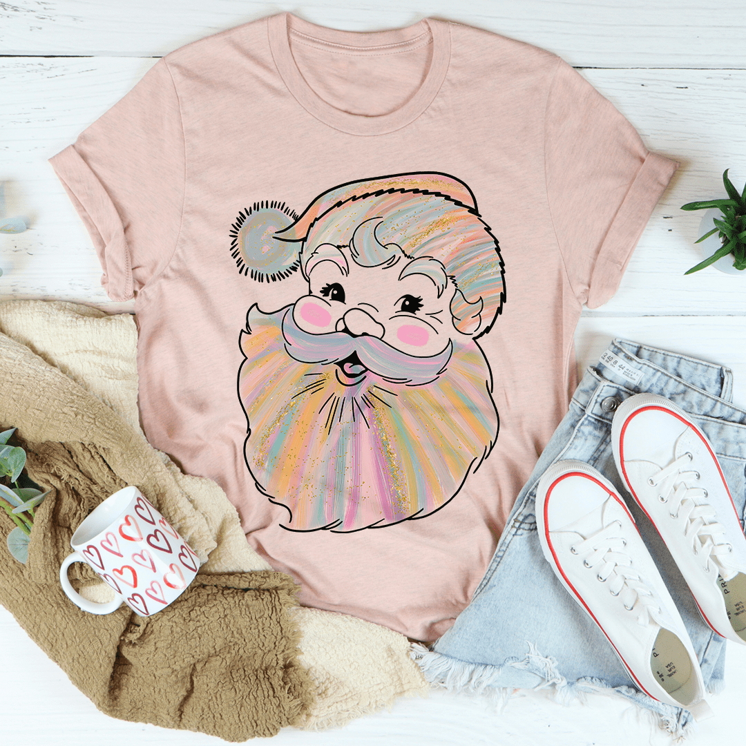 Watercolor Santa Tee
