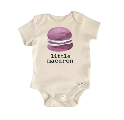 Macaron Baking French Newborn Baby Onesie® Bodysuit