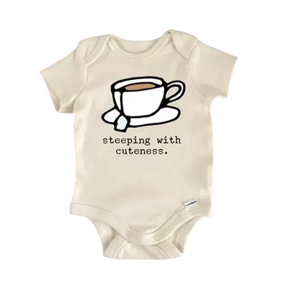 Tea Coffee Matcha Boba Newborn Baby Onesie® Bodysuit