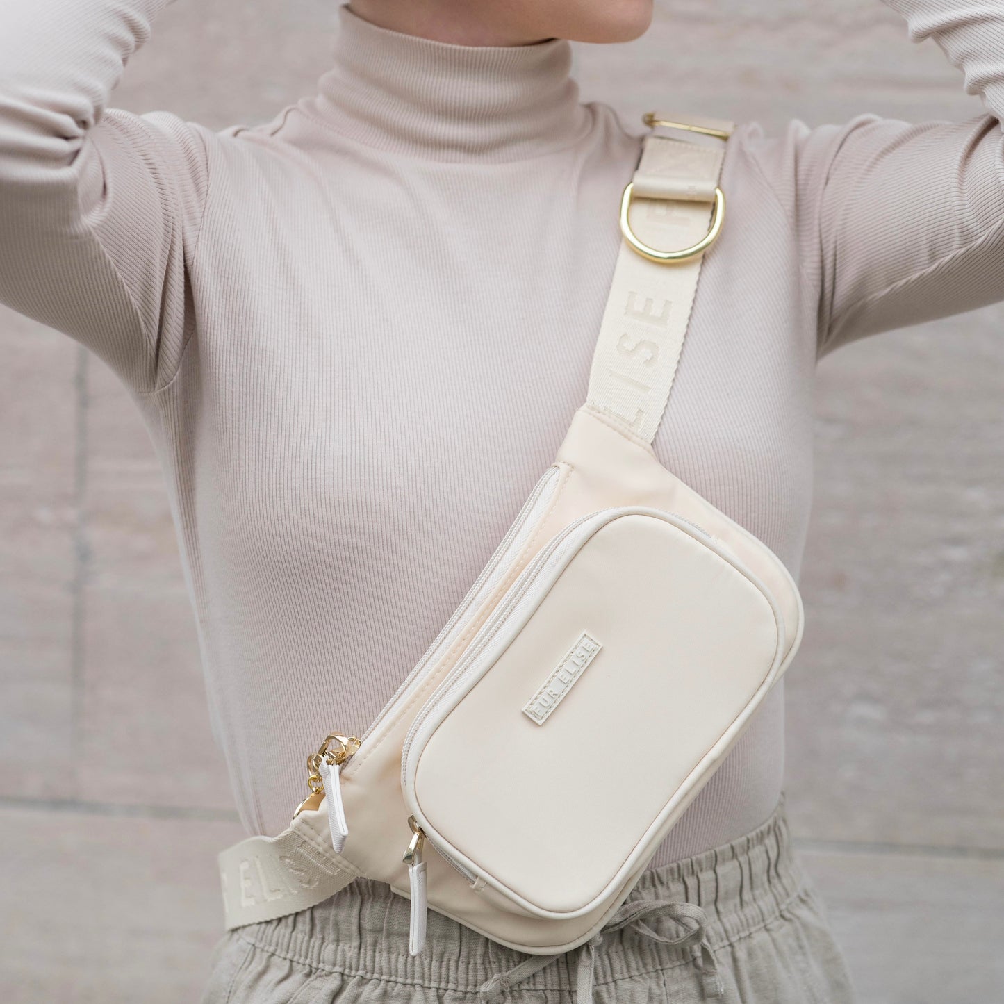Dog Walking Bag - Bone