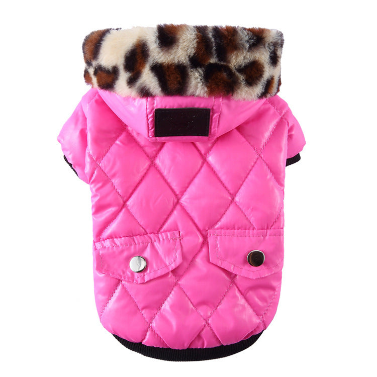 Warm Hooded Fashionable Dog Coat