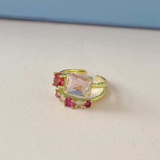 Rosé Radiance Ring