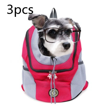 Double Shoulder Pet Travel Backpack