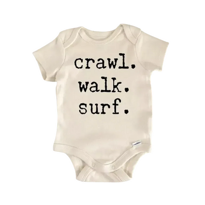 Surfer Surfing Newborn Baby Onesie® Bodysuit
