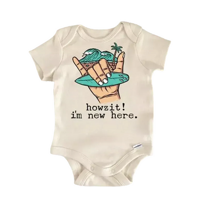 Hawaii Hawaiian Newborn Baby Onesie® Bodysuit