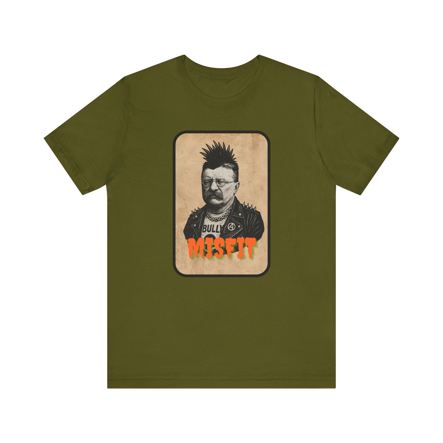 Teddy Roosevelt Punk T-Shirt | Misfit History Tee for Rebels, Patriots & Wild Hearts