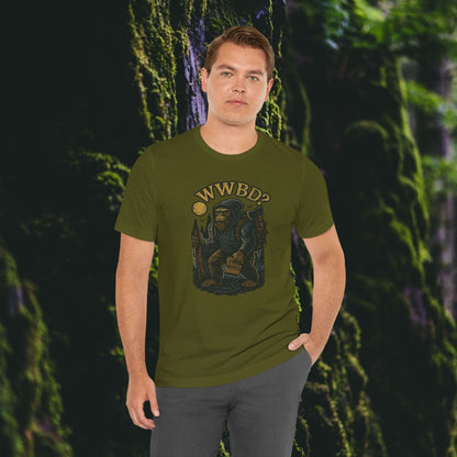 WWBD–What Would Bigfoot Do? Unisex T-Shirt