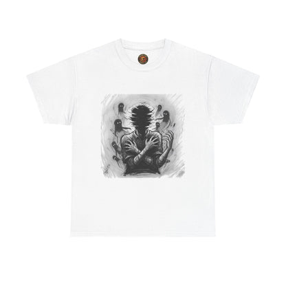 Xian Allen x Trash Cult Shirt – “Don’t Let Them In” | Ghost Spiral Emotional Horror Tee
