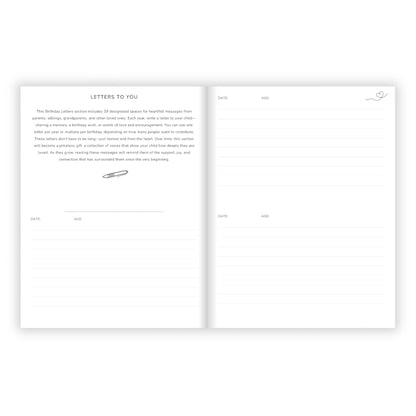 Birthday Memory Book- Sprinkles