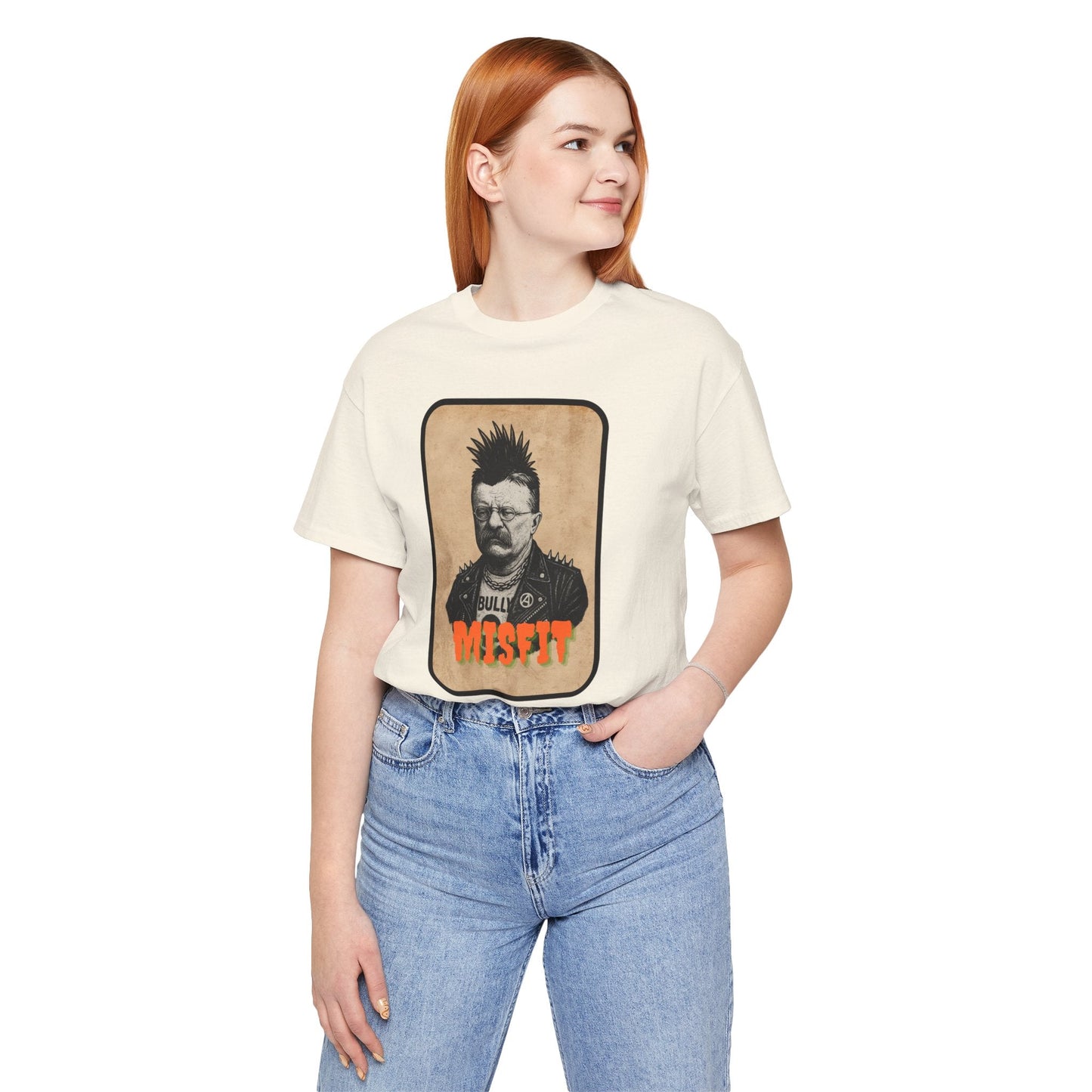 Teddy Roosevelt Punk T-Shirt | Misfit History Tee for Rebels, Patriots & Wild Hearts