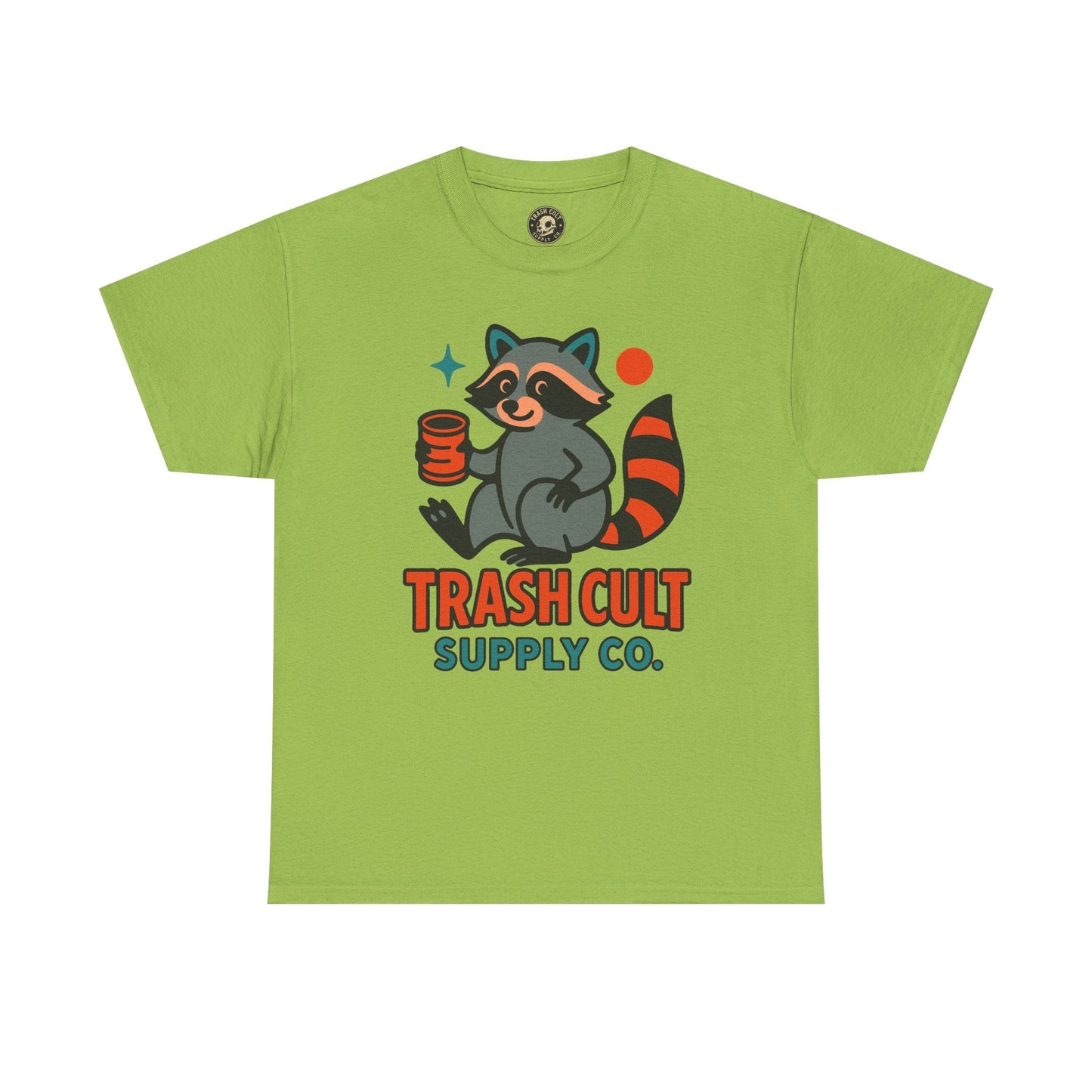 Trash Cult Supply Co. Unisex Heavy Cotton Tee, Eco-Friendly Tee, Gift for Raccoon Lovers, Cute Graphic T-Shirt, Trendy Streetwear, [...]