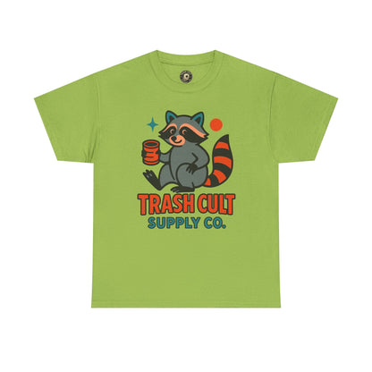 Trash Cult Supply Co. Unisex Heavy Cotton Tee, Eco-Friendly Tee, Gift for Raccoon Lovers, Cute Graphic T-Shirt, Trendy Streetwear, [...]