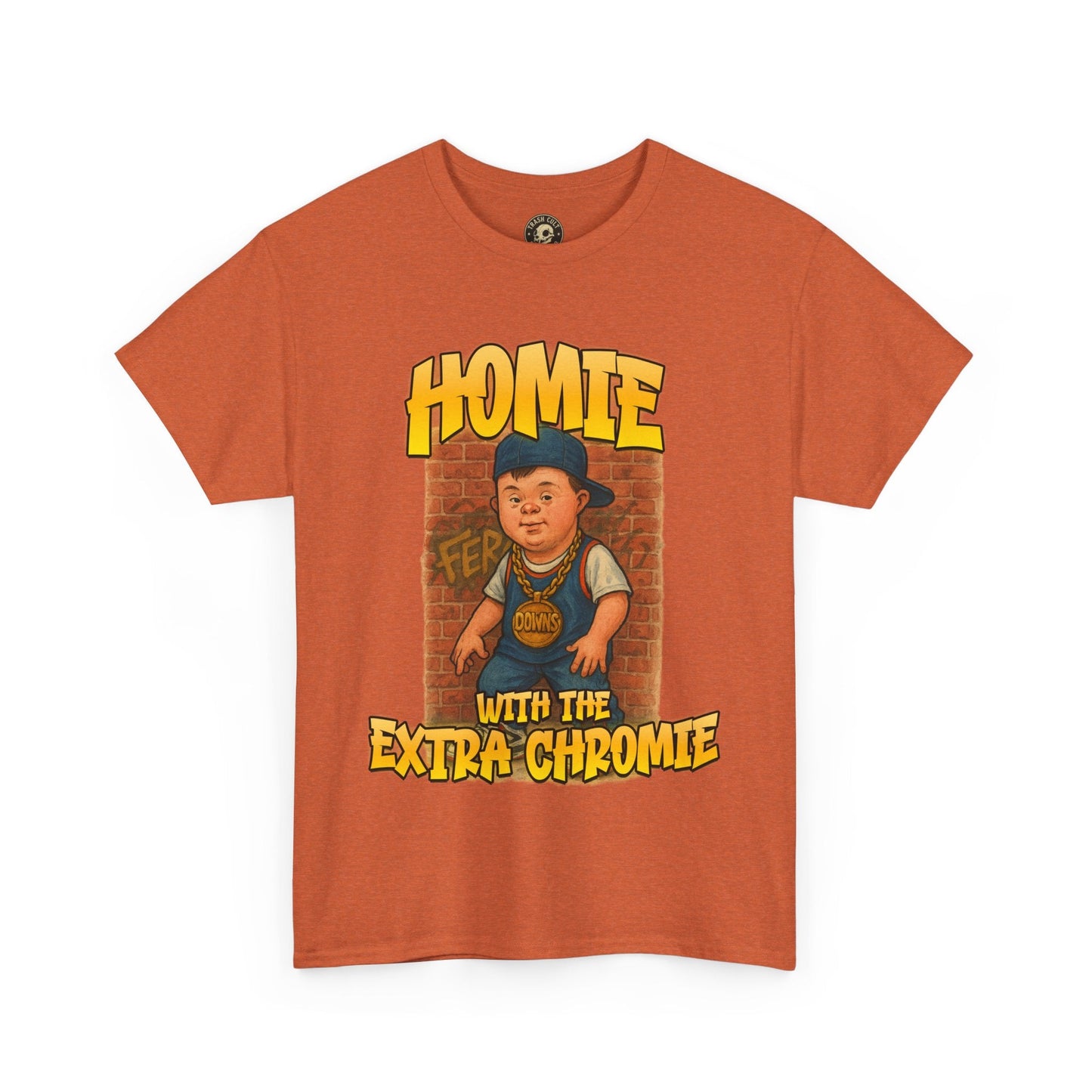 Homie with the Extra Chromie Shirt – Fun Supportive Tee for Down Syndrome Awareness – Gildan 5000