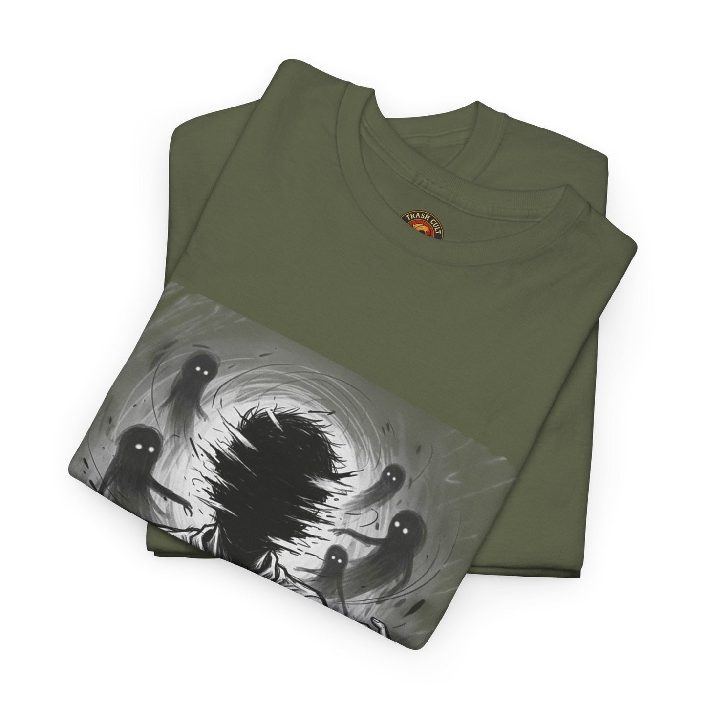 Xian Allen x Trash Cult Shirt – “Don’t Let Them In” | Ghost Spiral Emotional Horror Tee