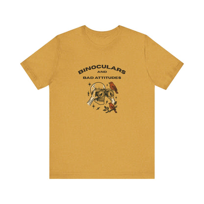 Bird Watching Is Hardcore T-Shirt | Funny Punk Birder Shirt for Misfits & Field Freaks