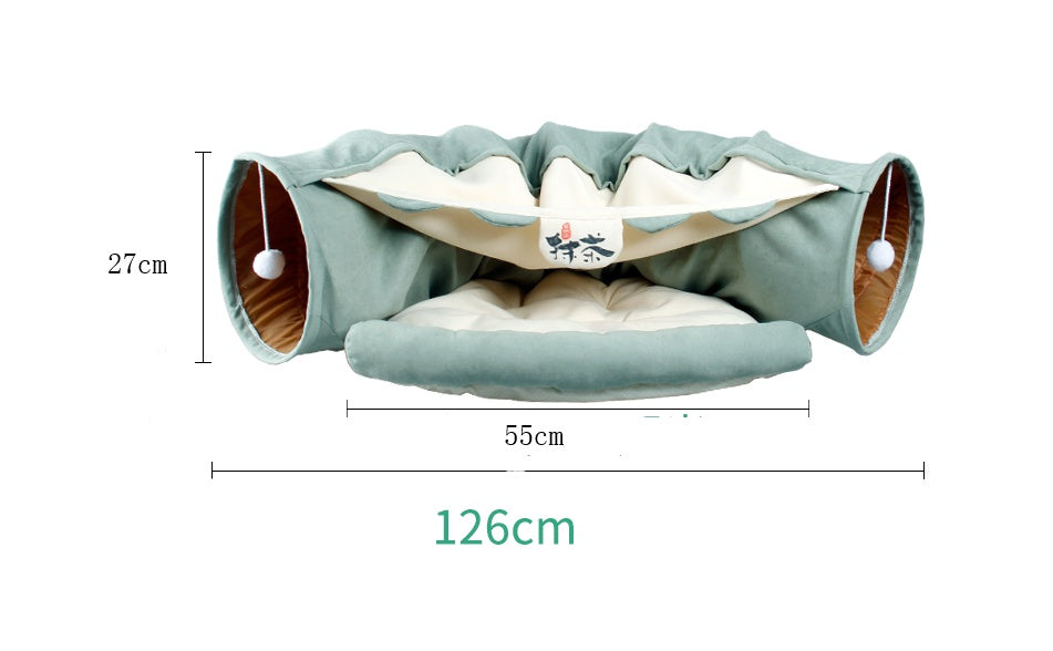 Collapsible Interactive Play Pet Tunnel