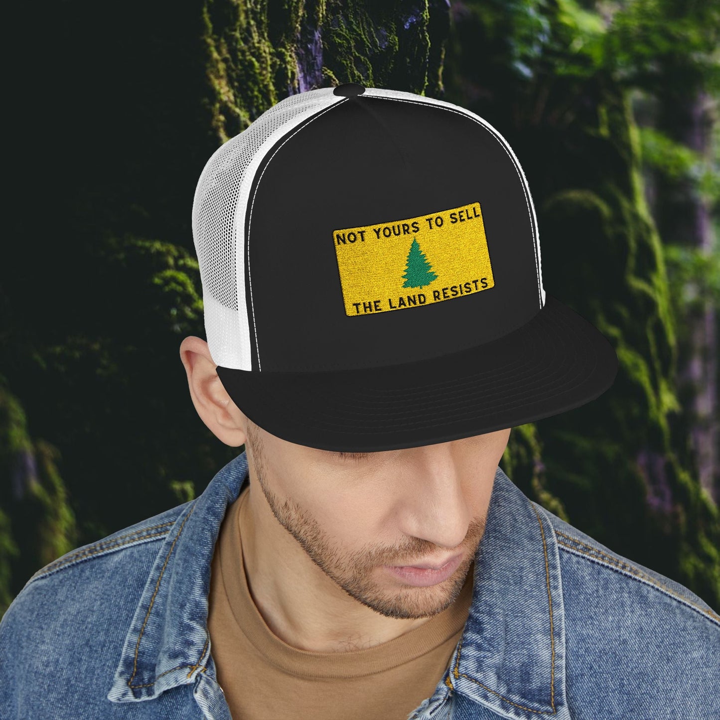 Public Land Trucker Hat, Not Yours To Sell The Land Resists