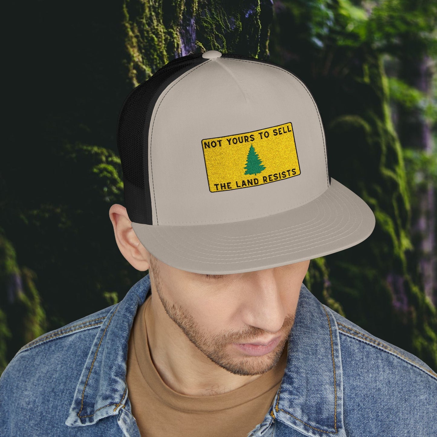 Public Land Trucker Hat, Not Yours To Sell The Land Resists