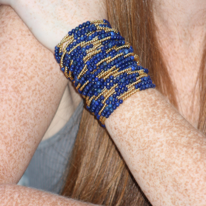 Lapis Lazuli Gemstone Bracelet~ Deep South Originals